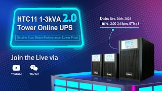 INVT HTC11 13kVA Tower Online UPS 20 Launch [upl. by Wahlstrom]