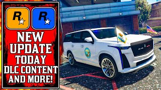 Rockstar Releasing NEW DLC Content The New GTA Online UPDATE Today GTA5 New Update [upl. by Felise859]