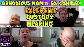 OBNOXIOUS KAREN VS EXCON DAD EXPLOSIVE CUSTODY BATTLE IN COURT [upl. by Ennaeel]