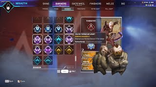 Wraith Heirloom ALGS Badge6x Master rank224 legendry17621 Total Kills BadgesLegends video [upl. by Eidnil]