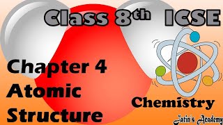 Chapter 4 Atomic Structure Class 8th ICSE chemistry in hindi jatinacademy [upl. by Jann]