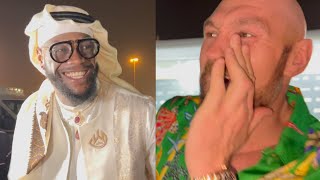 TYSON FURY CONFRONTS DEONTAY WILDER AS PAIR CLASH IN SAUDI ARABIA FOR THE FIRST TIME SINCE TRILOGY [upl. by Py]