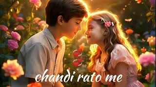 Chandni rato me song lyrics 💞💞😍virel new song 2024 [upl. by Kcinimod545]