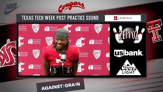 WSU Football quotOur Defense is gonna step upquot  WR Tre Shackelford Texas Tech Week Presser  9324 [upl. by Asiel]