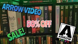 Barnes and Noble ARROW VIDEO 50 off sale movie hunt [upl. by Adnilem717]