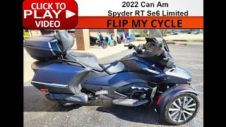 2022 Can Am Spyder RT Limited Se6 [upl. by Noivax]