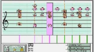 Samis Theme from Advance Wars on Mario Paint Composer redux [upl. by Eycats]