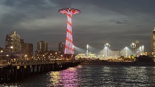 New York City Live Coney Island Summer Fireworks First Night Brooklyn 6212024 930pm [upl. by Renner823]