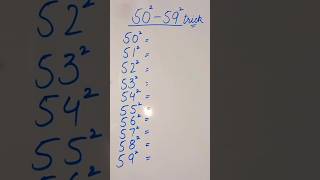 EASY SQUARE TRICK maths geomaths26mathematics trending [upl. by Bail]