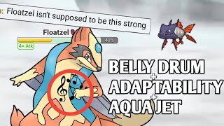 BELLY DRUM  ADAPTABILITY FLOATZEL IS BUSTED IN CONVERGENCE [upl. by Valma]