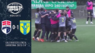 Calcio Eccellenza  CS Bosa CalcioVillacidrese 01 Highlights [upl. by Sexton802]