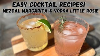 Easy Craft Cocktail Recipes to Make at Home  The Perfect Mezcal Margarita and Simple Vodka Paloma [upl. by Lewes353]