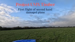 Project UMX Timber  First Flight Windy [upl. by Schnurr]