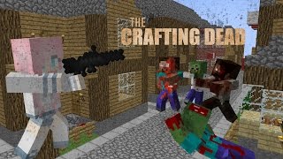 Minecraft  Crafting Dead Survival ep 1 [upl. by Atnwahsal]