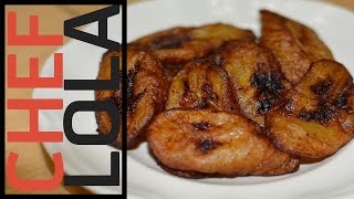 How To Fry Bananas  Chef Lolas Kitchen [upl. by Bollay]