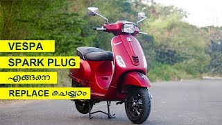 How to replace Vespa Spark Plug [upl. by Masao]