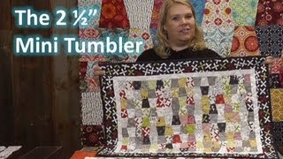 The 2 12quot Mini Tumbler Quilting Template [upl. by Namwen]