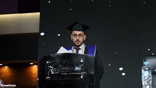 Valedictorian speech  كلمة الأول على الدفعة عبدالرحمن شكري  كلية طب الإسكندرية [upl. by Ayak]