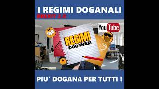 I REGIMI DOGANALI [upl. by Aidam]