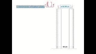 Battened Plates Built Up Columns 2023 [upl. by Atsocal379]