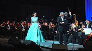 Placido Domingo Aida Garifullina  Tutte Le Feste Al Tempio  Rigoletto amp Gilda duet GVerdi [upl. by Enajharas]