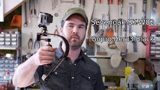 Sevenoak SKW02 Stabilizer setup with GoPro Hero3 black  test footage [upl. by Ariam499]