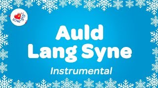 Auld Lang Syne Instrumental Music with Sing Along Lyrics  Happy New Year Song [upl. by Norahc]