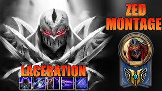 Laceration Zed Montage  NA Challenger Zed Main [upl. by Reinaldo]