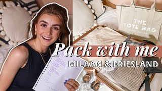 Pack with Me voor MILAAN en Friesland  R O S A L I E [upl. by Snell]