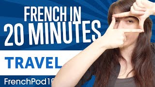 50 French TRAVEL Phrases  Learn French [upl. by Valida]