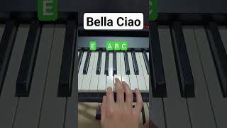 How to play Bella Ciao on Piano [upl. by Haneehs998]