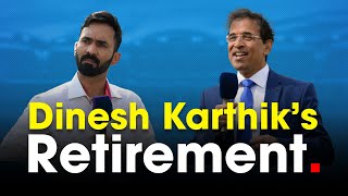 Harsha Bhogle on Dinesh Karthik’s retirement [upl. by Anauqahc477]