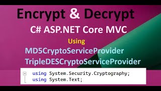 C Encrypt amp Decrypt Password using MD5 Hashing Algorithm  Encode and Decode Password  Base64 [upl. by Ardnalac]