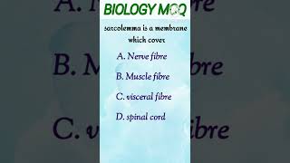 sarcolemma is a membrane which coverhumananatomyhumanbiologylibrary [upl. by Enail]