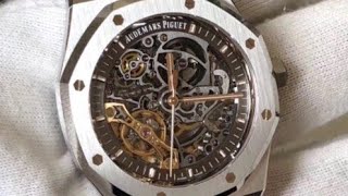 舊片重溫Jun 2020  AP Royal Oak 15407ST 縷空 audemarspiguet 15407st [upl. by Dranyer]