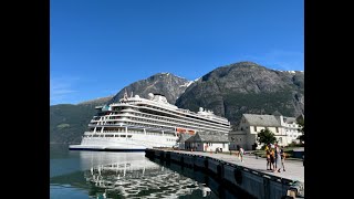 VIKING STAR CRUISE STUNNING EIDFJORD NORWAY [upl. by Nogaem854]