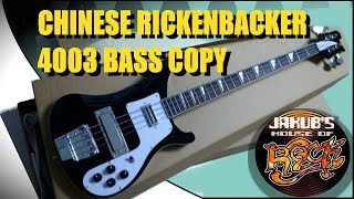 Chinese Rickenbacker 4003 Bass Copy Review and Demo [upl. by Ytisahcal935]