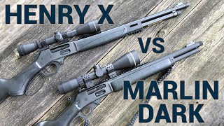 Henry X vs Marlin Dark in 4570 Gov [upl. by Okram960]