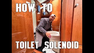 HOW TO Replace a Jabsco Toilet Solenoid [upl. by Nivert575]