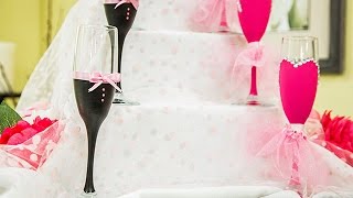 How To  DIY Decorative Champagne Flutes – Hallmark Channel [upl. by Kiley]