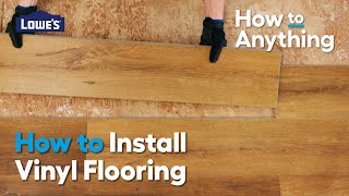 How to Install Vinyl Plank Flooring  How To Anything [upl. by Incrocci52]