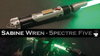 Sabine Wren Lightsaber  5pectre Five KR Sabers  Proffie [upl. by Nairrot634]