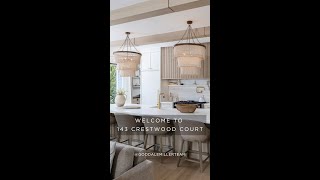 Join us on a tour at 143 Crestwood Court  Luxury Real Estate [upl. by Feigin]