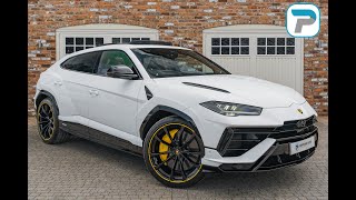 202323 LAMBORGHINI URUS S IN BIANCO MONOCERUS WITH NERO LEATHER INTERIOR [upl. by Taran642]