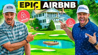 We Rented this EPIC Airbnb with its own PRIVATE Golf Course [upl. by Olson]