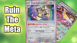 Why AEGISLASH Decks DESTROY The Meta Paradox Rift PTCGL [upl. by Artied]