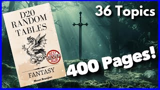 Discover the Ultimate Collection of D20 Random Tables  Fantasy [upl. by Nahguav]