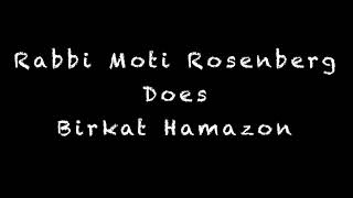 Birkat Hamazon Video by Rabbi Moti Rosenberg [upl. by Fiorenza]