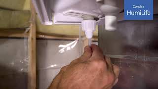 Condair HumiLife  WholeHome Steam Humidifier Water Line Install [upl. by Tran]