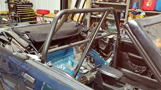 ep 45 Maximum Motorsports Roll bar install 93 Foxbody Convertable part 4 [upl. by Nylac]